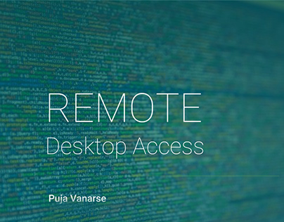 Remote Desktop Access for Offices