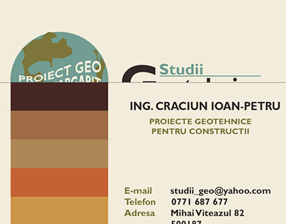 Geotechnical Studies Business Card