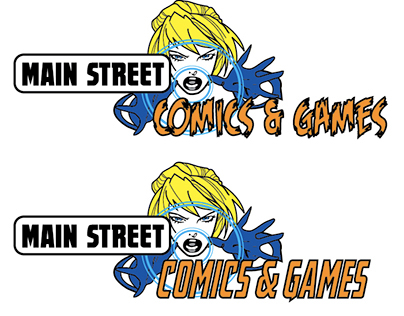 Main Street Comic Sign