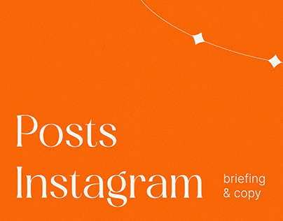 Social Media Posts | Copy and Design Briefing
