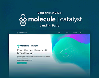 Molecule Catalyst Landing Page