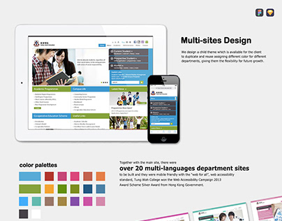 University Website Responsive UI Design & Development
