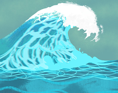 Big Wave Illustration