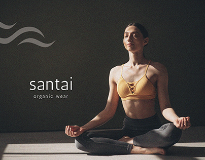 Santai Organic Wear Branding + Labels