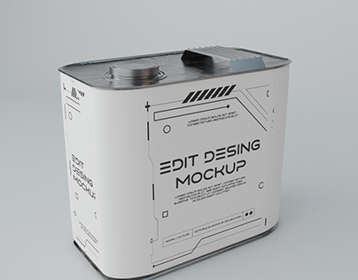 3D Jar Mockup in Blender