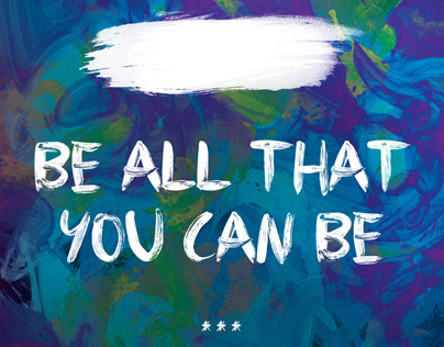 Be All That You Can Be | Flyer Template