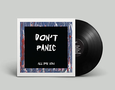 Don't Panic Vinyl Album Cover