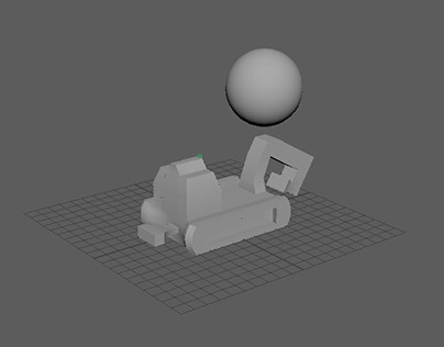 3D Digger and Bouncing Ball (Maya 3D)