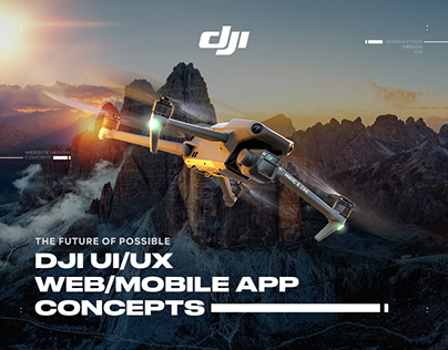 DJI UI/UX Web/Mobile Concepts