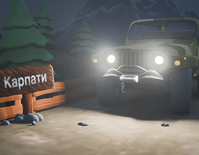 Casual style jeep 3D model
