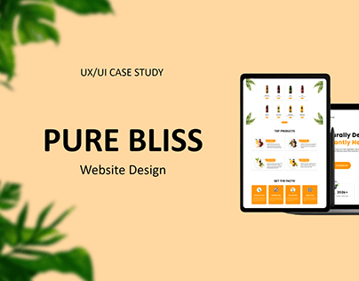 Pure Bliss | Website Design | Case Study