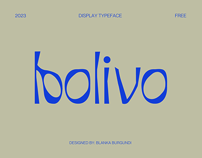 BOLIVO - Display typeface