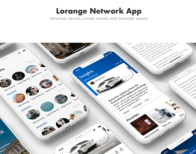 Lorange Network App design