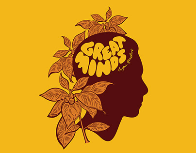 Great Minds Coffee Roasters T-Shirt Design