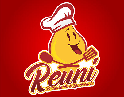 Logotipo Reuni Restaurante e Lanchonete