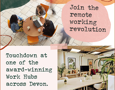 Devon Work Hubs - branding modernisation