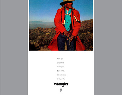 Wrangler Jeans (concept) Traditional Poster Series