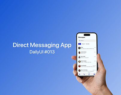 Direct messaging app #DailyUI #013