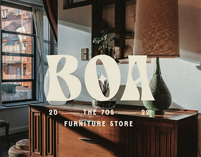 BOA The 70s Furniture Store - Branding