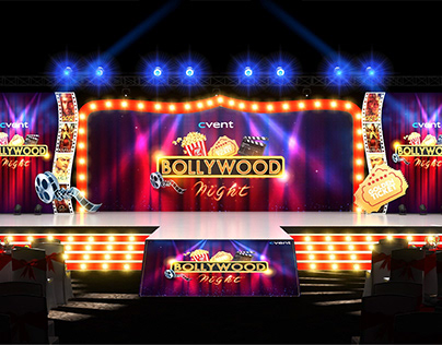 Bollywood Night Theme Stage For Events