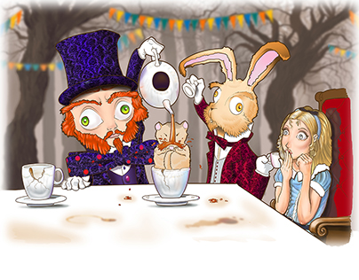 Mad Tea Party - Alice in the Wonderland