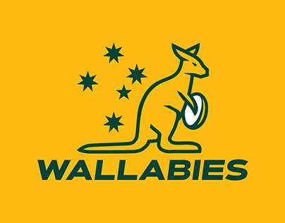 Australia Wallabies Logo Concept