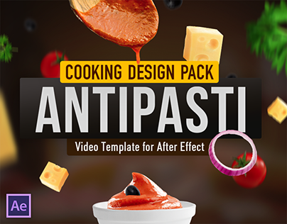 Cooking Design Pack Antipasti | After Effects Template
