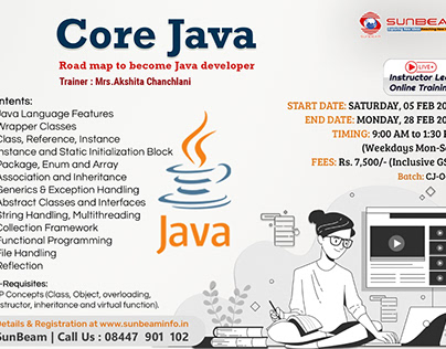 core java programming classes