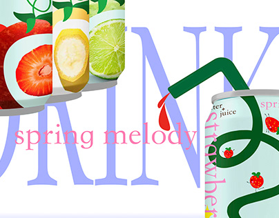 Packaging design | Drinks "Spring melody"