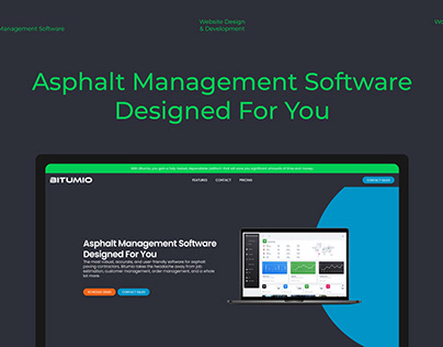 Asphalt software marketing Website Development
