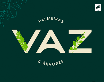 Rebrading Identidade Visual | VAZ Palmeiras e Árvores