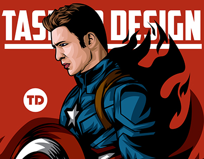 Illustration Captain America