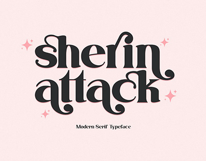 Sherin Attack Font