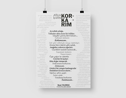ATİLLA İLHAN POETRY POSTERS