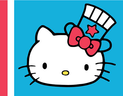 Hello Kitty for President Bumper Sticker