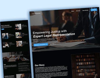Project thumbnail - TrustLawPartners Web Design For the Advocates/Law Firm