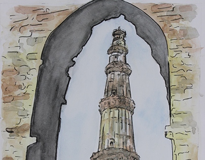 Indian-Islamic architecture: Qutb Minar