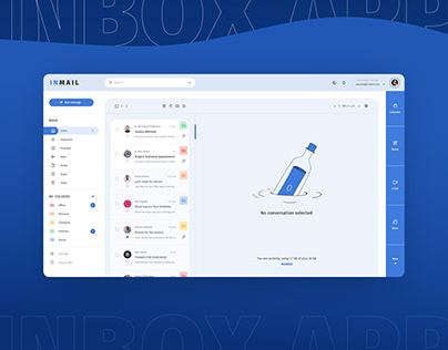 Inbox App | Web UI Design | Mail Client