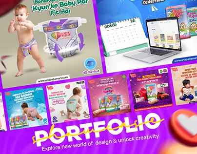 Baby Diapers Social Media Design | Portfolio Content