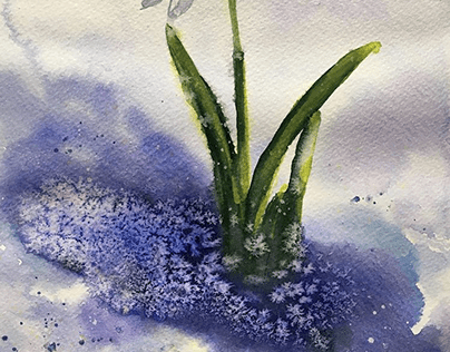 Watercolour painting