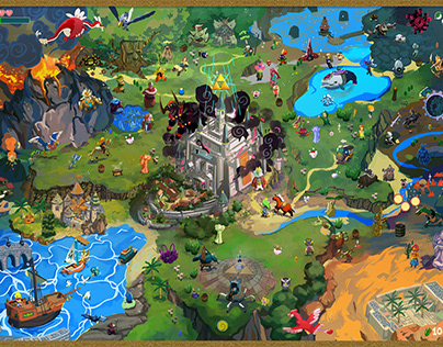 All Zelda Worldmap