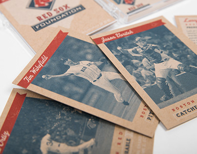 Red Sox Foundation Invite & Baseball Cards