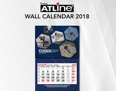 ATLine Wall Calendar 2018