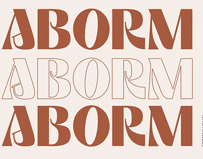Aborm - Logo Font