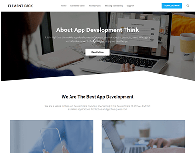 App development agency website