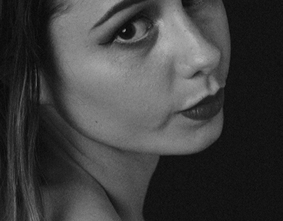 Playing with B&W portraits....