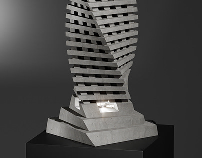 Desk lamp, Building sculpture, Series E10