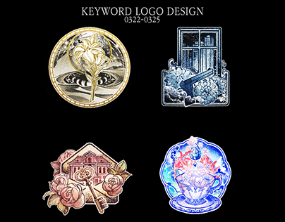 Keyword logo design 0322 - 0325