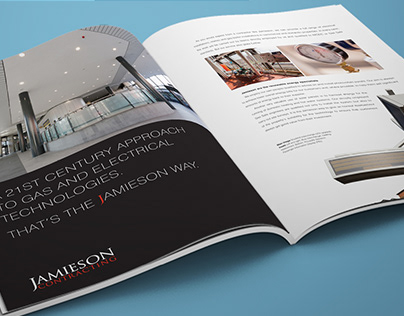 Jamieson Contracting Corporate Brochure Design