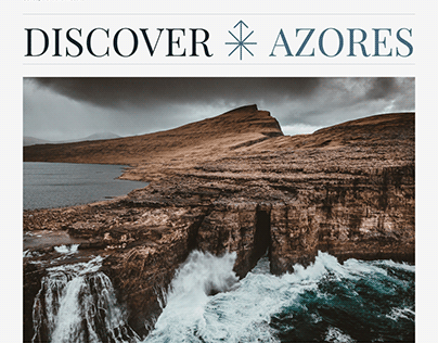 Discover Azores Website Concept